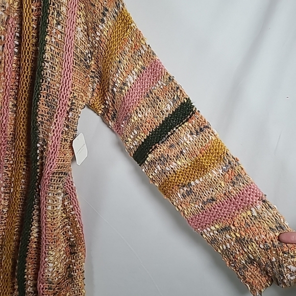 NWT Altar's State Open Front Crochet Knit Cardigan Tassles Multiple Color Sz 3XL - Picture 6 of 8